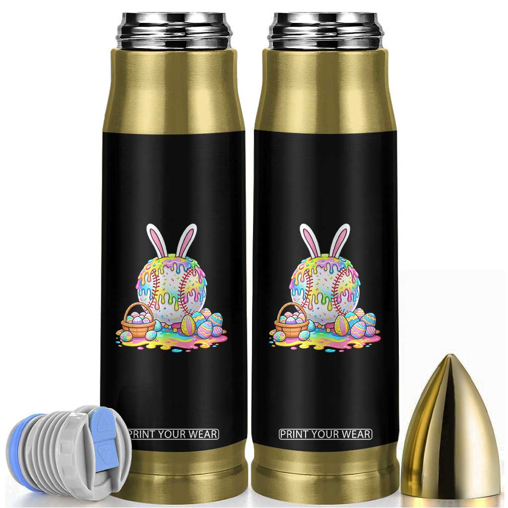Baseball Easter Drip Ice Cream Sprinkles Egg Gift Bullet Tumbler TS14 Black Print Your Wear