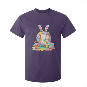 Baseball Easter Drip Ice Cream Sprinkles Egg Gift T Shirt For Kid TS14 Purple Print Your Wear