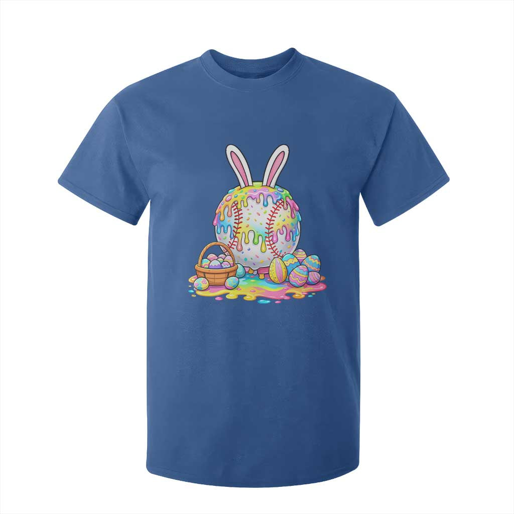 Baseball Easter Drip Ice Cream Sprinkles Egg Gift T Shirt For Kid TS14 Royal Blue Print Your Wear