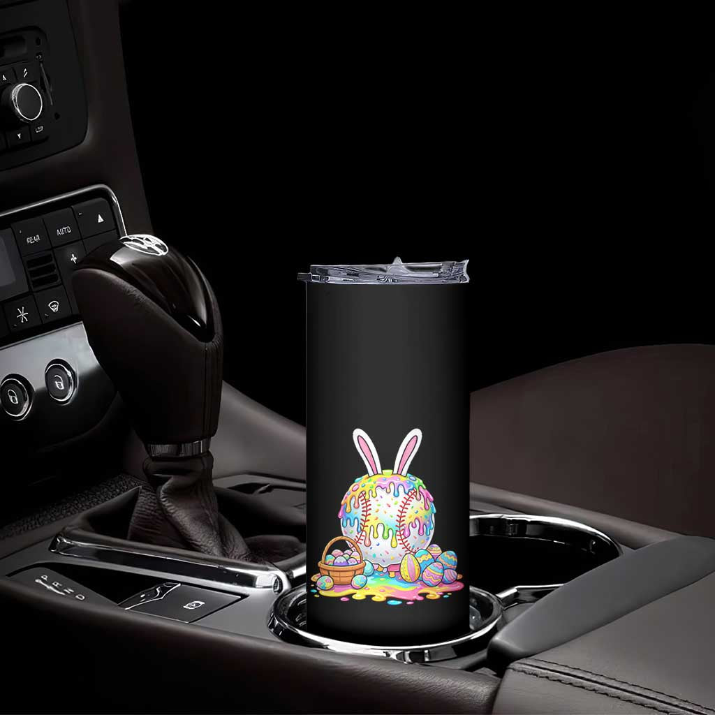 Baseball Easter Drip Ice Cream Sprinkles Egg Gift Skinny Tumbler TS14 Print Your Wear