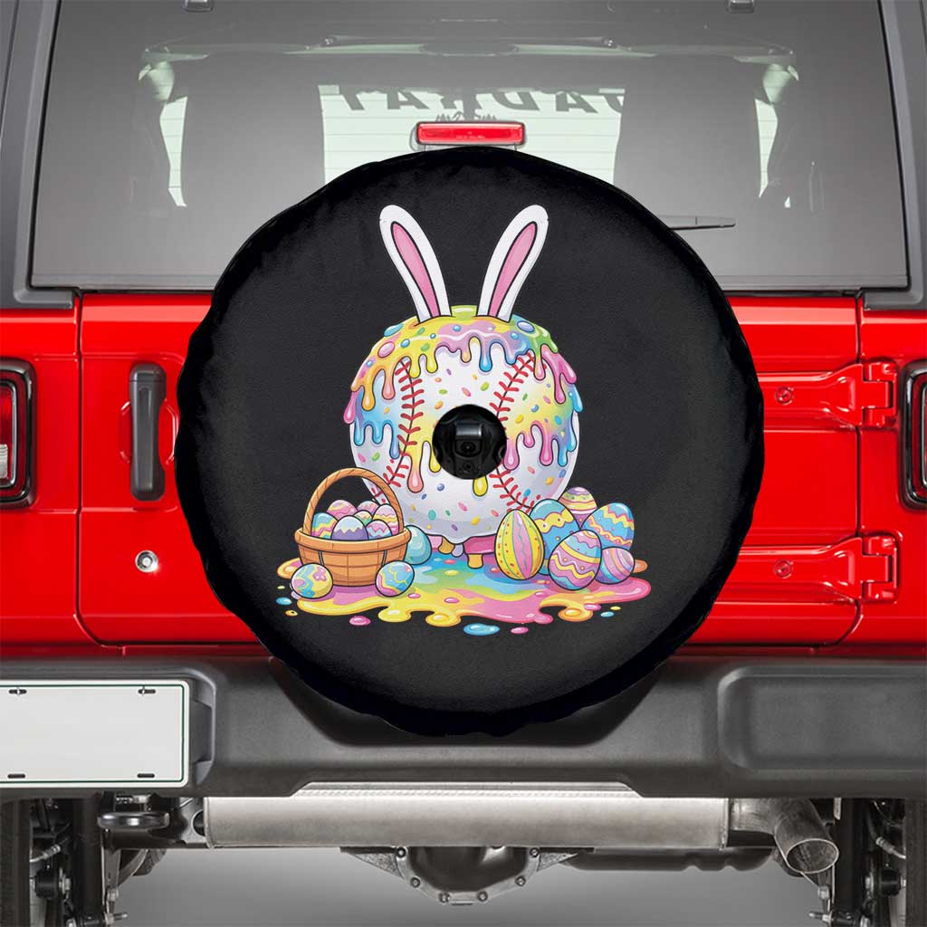 Baseball Easter Drip Ice Cream Sprinkles Egg Gift Spare Tire Cover TS14 Black Print Your Wear