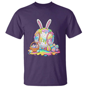 Baseball Easter Drip Ice Cream Sprinkles Egg Gift T Shirt TS14 Purple Print Your Wear