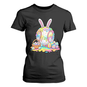 Baseball Easter Drip Ice Cream Sprinkles Egg Gift T Shirt For Women TS14 Black Print Your Wear