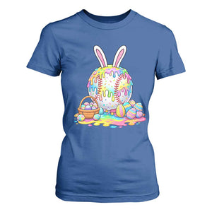 Baseball Easter Drip Ice Cream Sprinkles Egg Gift T Shirt For Women TS14 Royal Blue Print Your Wear