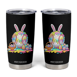 Baseball Easter Drip Ice Cream Sprinkles Egg Gift Tumbler Cup TS14 Black Print Your Wear