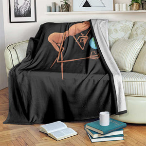Happy Earth Day Throw Blanket Funny Marcus The Worm Eco Friendly TS14 Print Your Wear