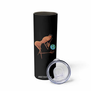 Happy Earth Day Skinny Tumbler Funny Marcus The Worm Eco Friendly TS14 Print Your Wear