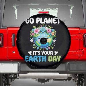 Go Planet It's Your Earth Day Spare Tire Cover Funny Sarcastic Nature Lover TS14 Black Print Your Wear