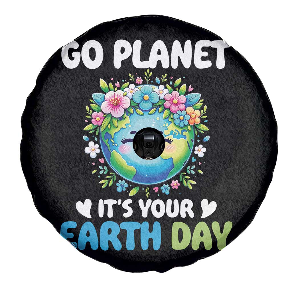 Go Planet It's Your Earth Day Spare Tire Cover Funny Sarcastic Nature Lover TS14 Print Your Wear