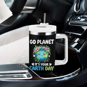 Go Planet It's Your Earth Day Tumbler With Handle Funny Sarcastic Nature Lover TS14 Print Your Wear
