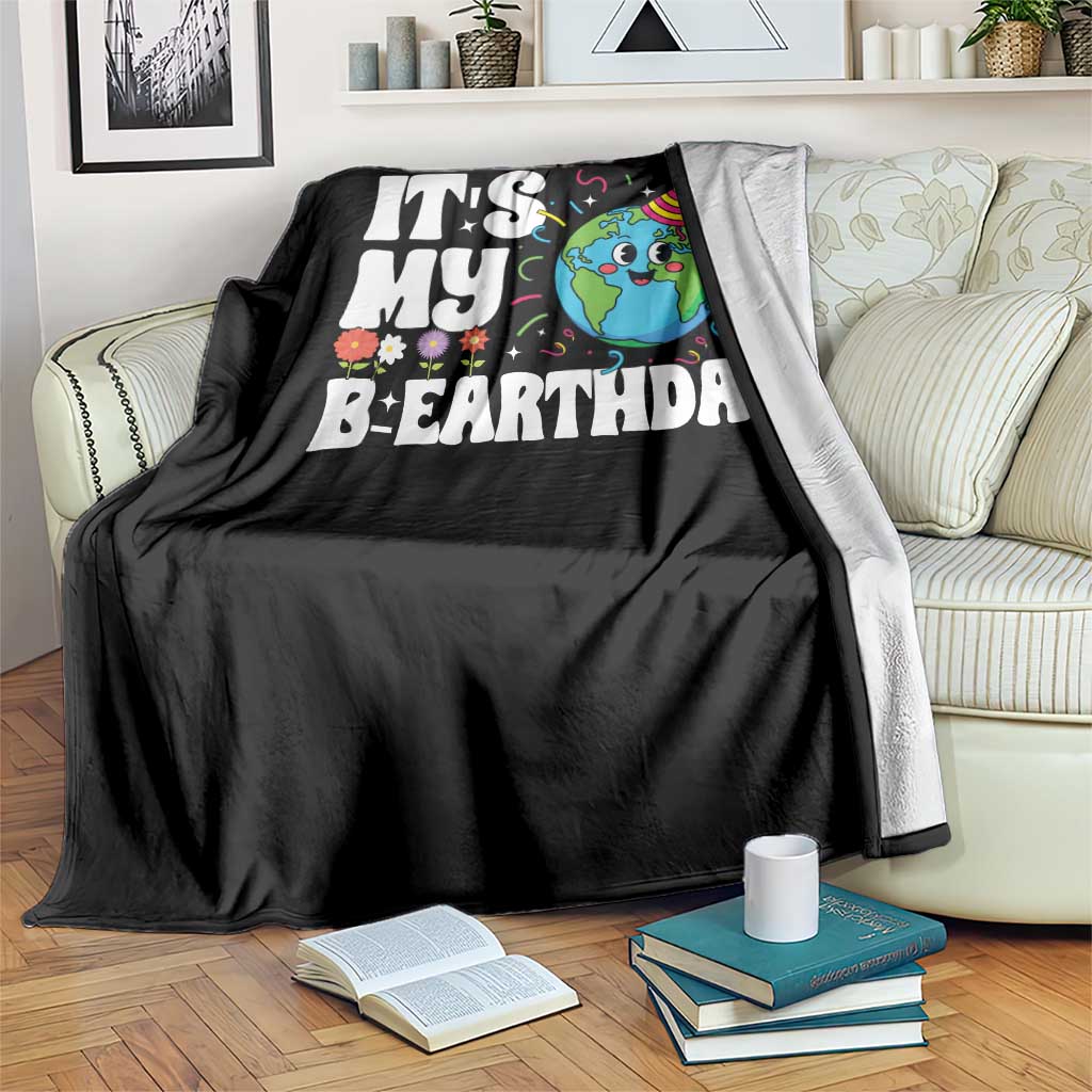 Earth Day Birthday Throw Blanket April 22 Nature Lover Eco Birthday Party Gift TS14 Print Your Wear