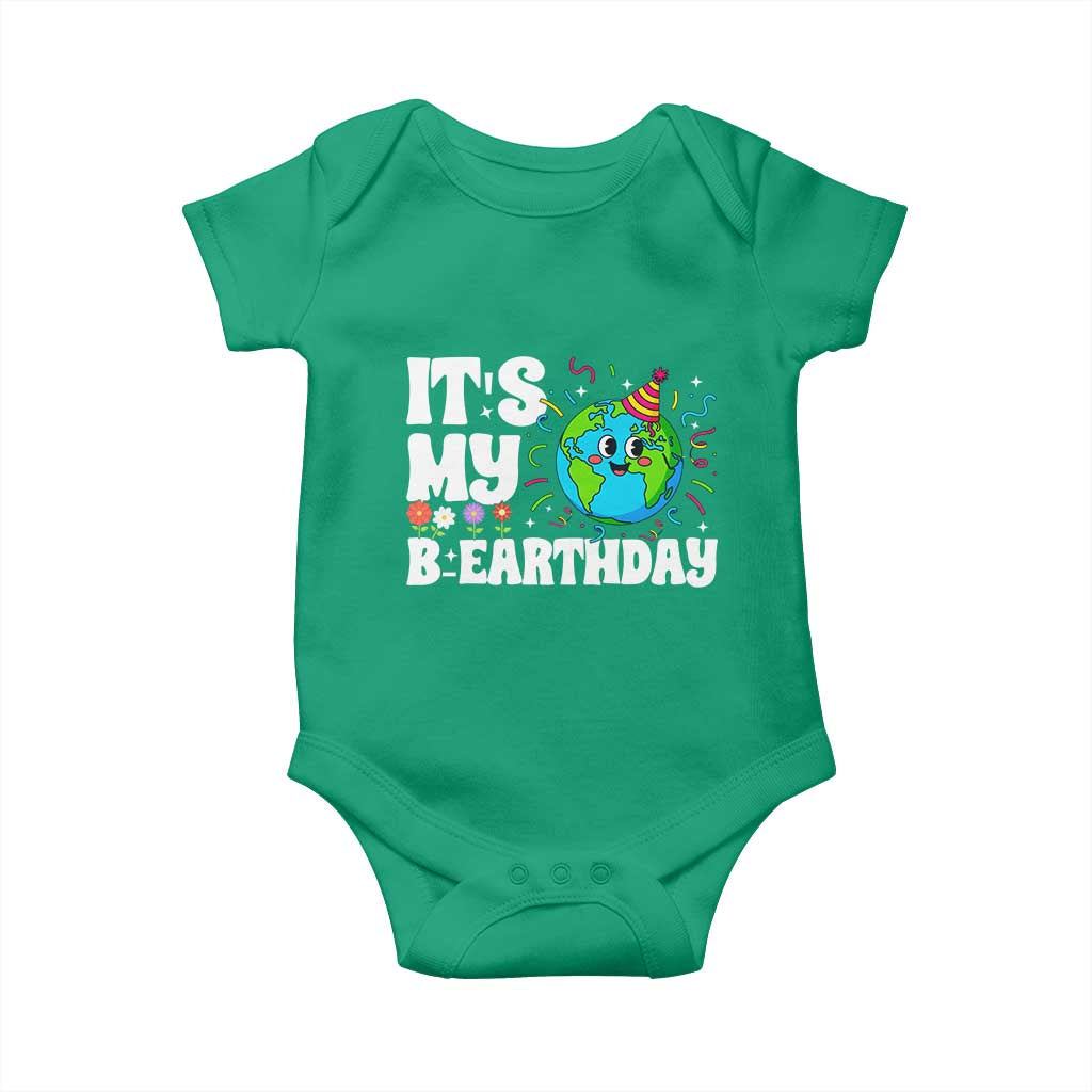 Earth Day Birthday Baby Onesie April 22 Nature Lover Eco Birthday Party Gift TS14 Irish Green Print Your Wear