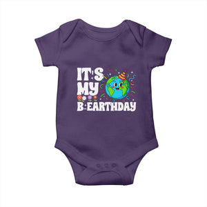 Earth Day Birthday Baby Onesie April 22 Nature Lover Eco Birthday Party Gift TS14 Purple Print Your Wear