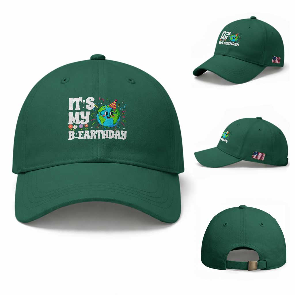 Earth Day Birthday Baseball Cap April 22 Nature Lover Eco Birthday Party Gift TS14 Baseball Cap Universal Fit Irish Green Print Your Wear
