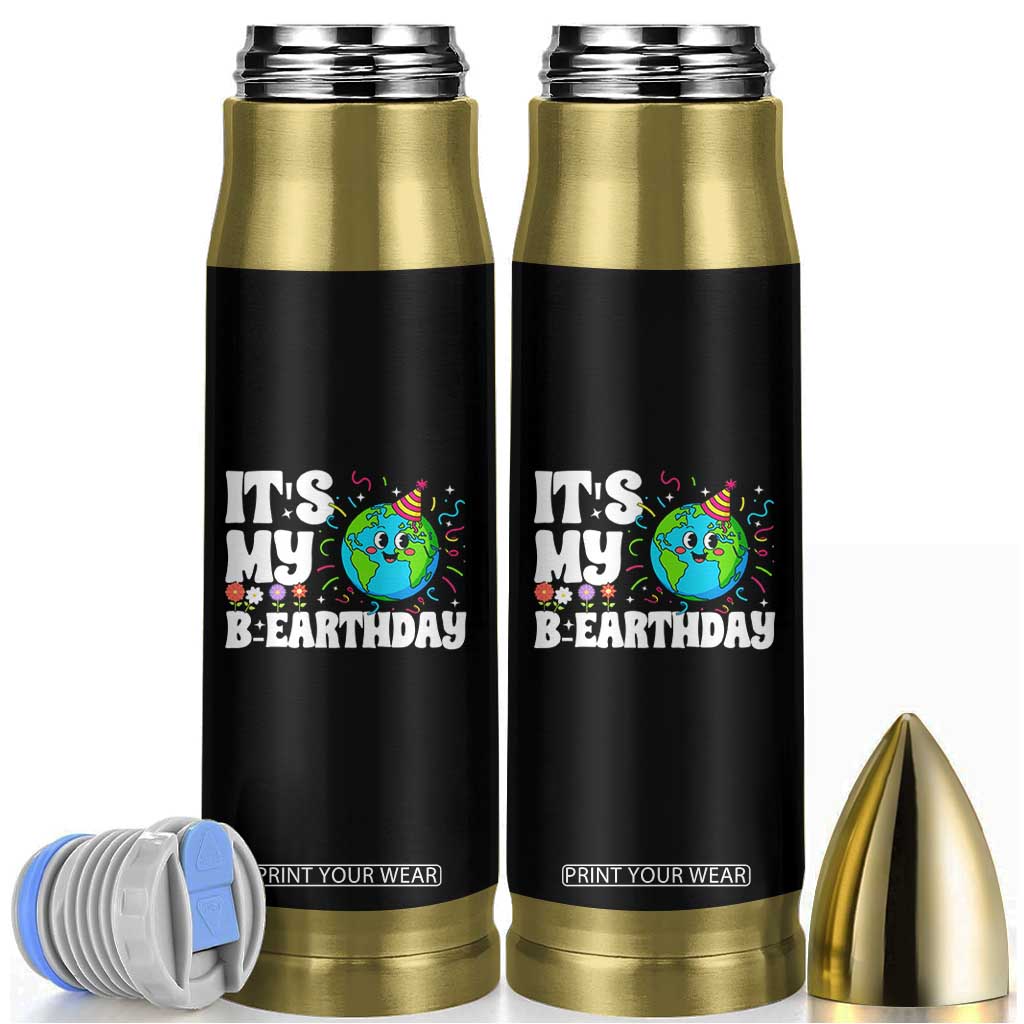 Earth Day Birthday Bullet Tumbler April 22 Nature Lover Eco Birthday Party Gift TS14 Black Print Your Wear