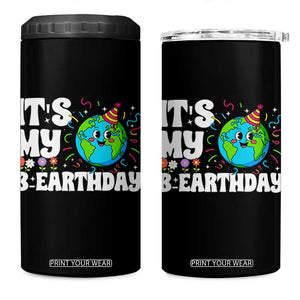 Earth Day Birthday 4 in 1 Can Cooler Tumbler April 22 Nature Lover Eco Birthday Party Gift TS14 One Size: 16 oz Black Print Your Wear