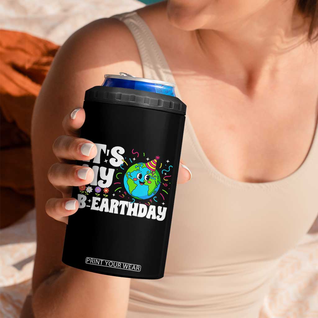 Earth Day Birthday 4 in 1 Can Cooler Tumbler April 22 Nature Lover Eco Birthday Party Gift TS14 Print Your Wear