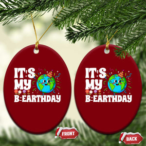 Earth Day Birthday Ceramic Ornament April 22 Nature Lover Eco Birthday Party Gift TS14 Print Your Wear