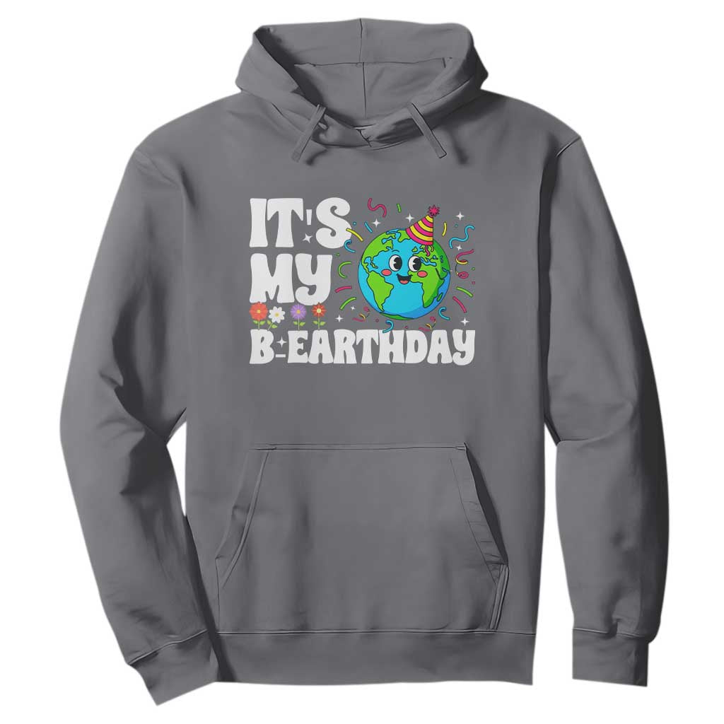 Earth Day Birthday Hoodie April 22 Nature Lover Eco Birthday Party Gift TS14 Charcoal Print Your Wear
