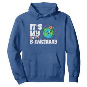 Earth Day Birthday Hoodie April 22 Nature Lover Eco Birthday Party Gift TS14 Royal Blue Print Your Wear