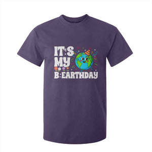 Earth Day Birthday T Shirt For Kid April 22 Nature Lover Eco Birthday Party Gift TS14 Purple Print Your Wear