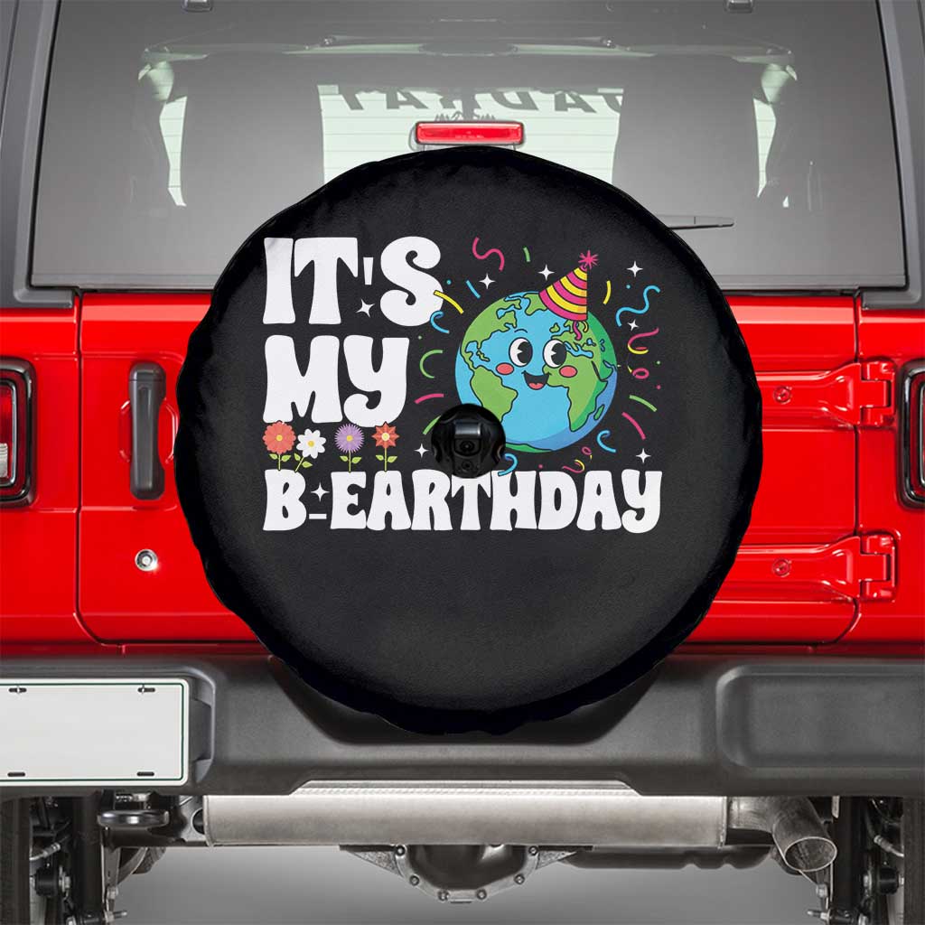 Earth Day Birthday Spare Tire Cover April 22 Nature Lover Eco Birthday Party Gift TS14 Black Print Your Wear