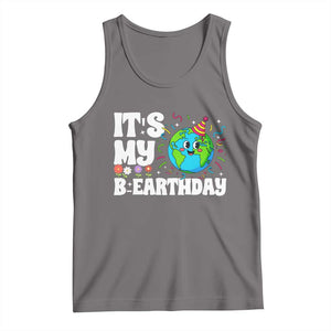 Earth Day Birthday Tank Top April 22 Nature Lover Eco Birthday Party Gift TS14 Deep Heather Print Your Wear