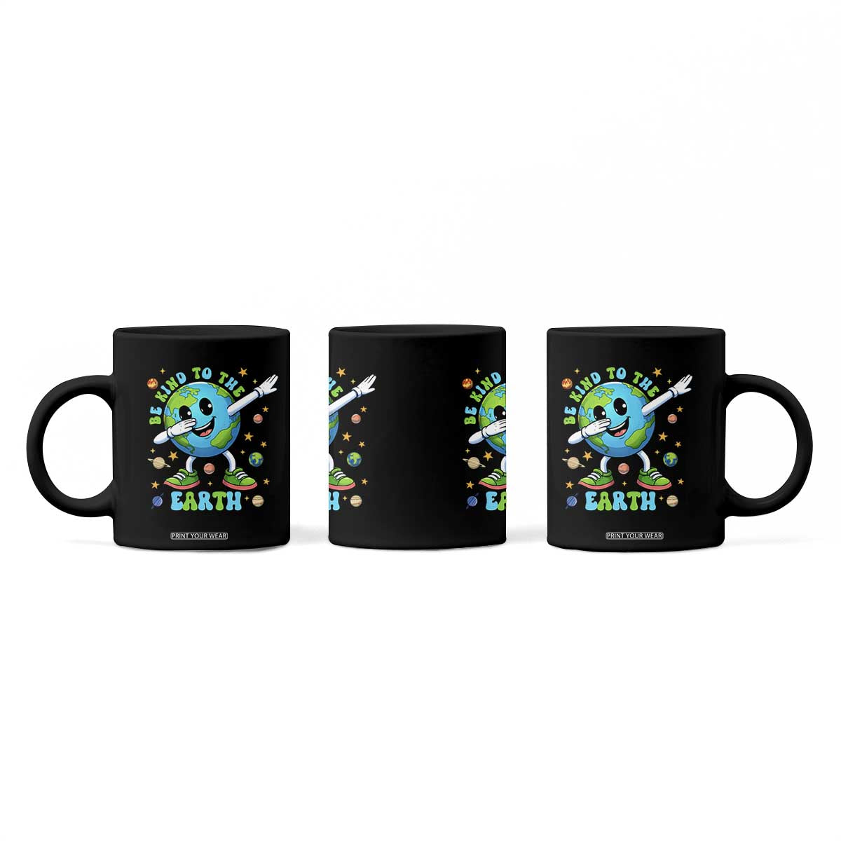 Be Kind To The Earth Coffee Mug Cute Environmental Awareness Earth Day TS14 Print Your Wear