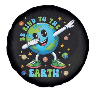 Be Kind To The Earth Spare Tire Cover Cute Environmental Awareness Earth Day TS14 Print Your Wear