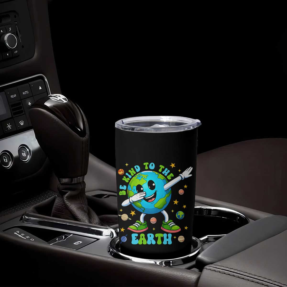 Be Kind To The Earth Tumbler Cup Cute Environmental Awareness Earth Day TS14 Print Your Wear
