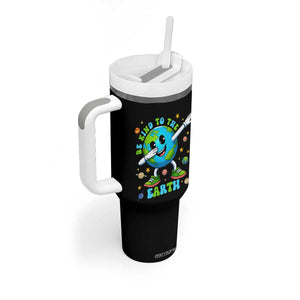 Be Kind To The Earth Tumbler With Handle Cute Environmental Awareness Earth Day TS14 Print Your Wear