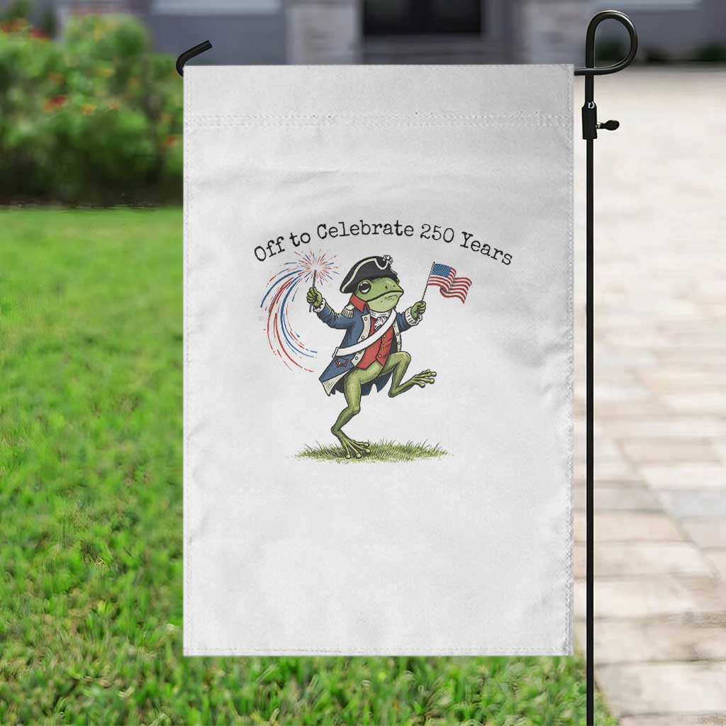 250th Anniversary USA Garden Flag Funny Patriotic Frog USA Independence Day TS14 Print Your Wear