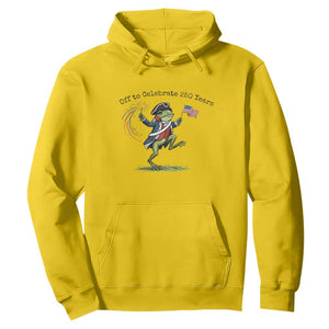 250th Anniversary USA Hoodie Funny Patriotic Frog USA Independence Day TS14 Daisy Print Your Wear