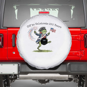 250th Anniversary USA Spare Tire Cover Funny Patriotic Frog USA Independence Day TS14 White Print Your Wear