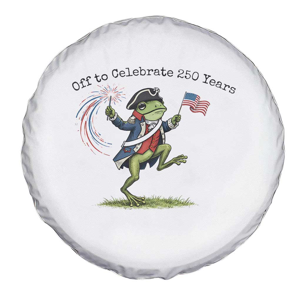 250th Anniversary USA Spare Tire Cover Funny Patriotic Frog USA Independence Day TS14 Print Your Wear