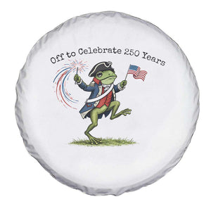 250th Anniversary USA Spare Tire Cover Funny Patriotic Frog USA Independence Day TS14 Print Your Wear