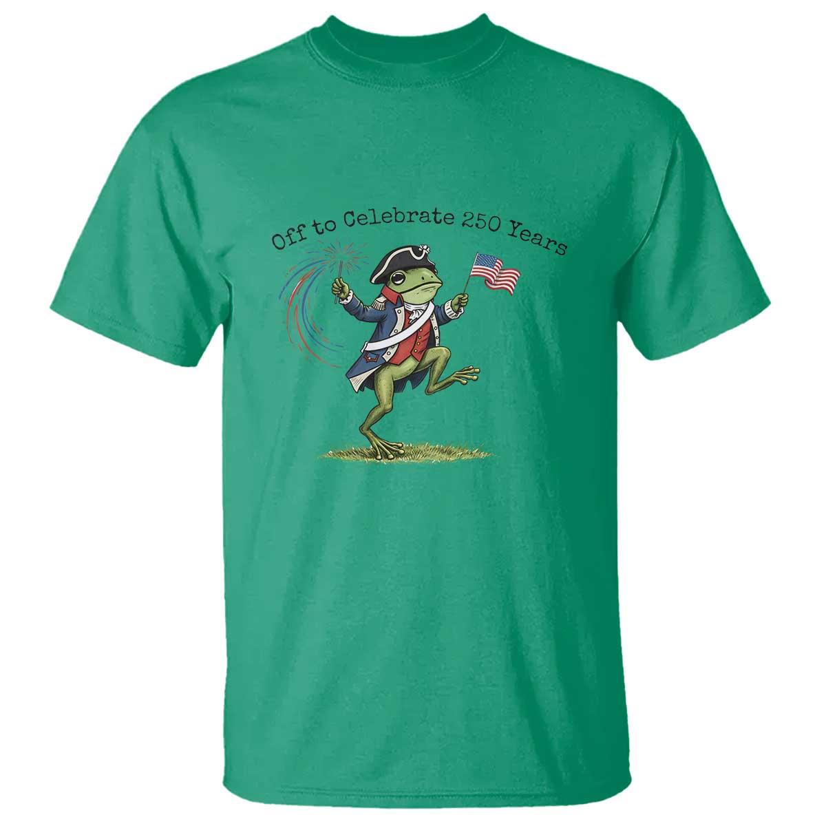 250th Anniversary USA T Shirt Funny Patriotic Frog USA Independence Day TS14 Irish Green Print Your Wear