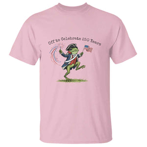 250th Anniversary USA T Shirt Funny Patriotic Frog USA Independence Day TS14 Light Pink Print Your Wear