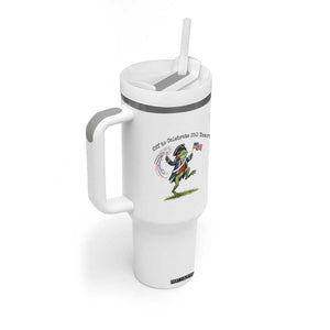 250th Anniversary USA Tumbler With Handle Funny Patriotic Frog USA Independence Day TS14 Print Your Wear