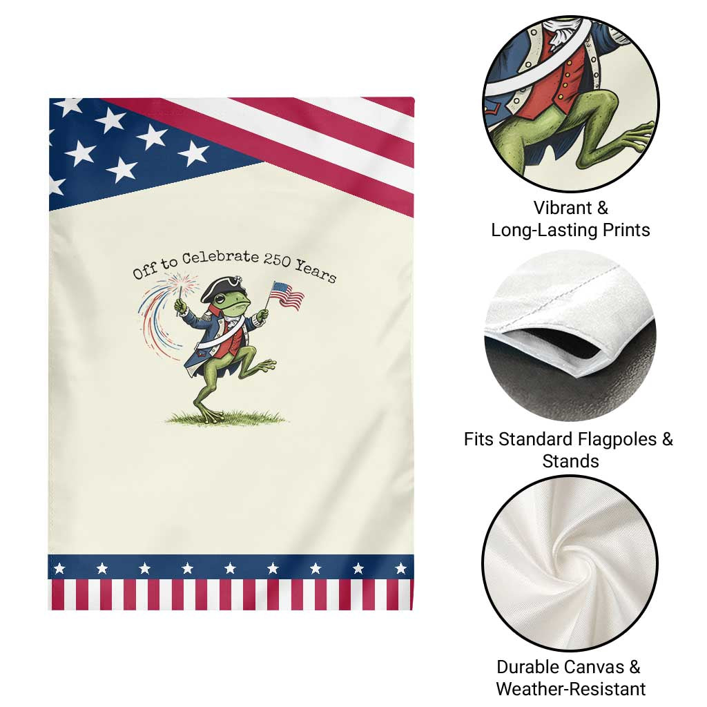 250th Anniversary USA Patriotic Garden Flag Funny Patriotic Frog USA Independence Day TS14 Print Your Wear