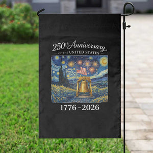 USA 250th Anniversary Garden Flag Liberty Bell 17762026 Patriotic American Flag Starry Night TS14 Print Your Wear