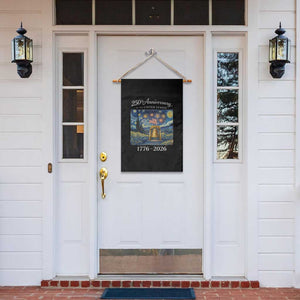 USA 250th Anniversary Garden Flag Liberty Bell 17762026 Patriotic American Flag Starry Night TS14 Print Your Wear