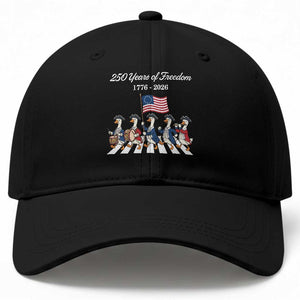 250 Years Of Freedom Baseball Cap Silly Goose Patriotic 4th of July TS14 Print Your Wear