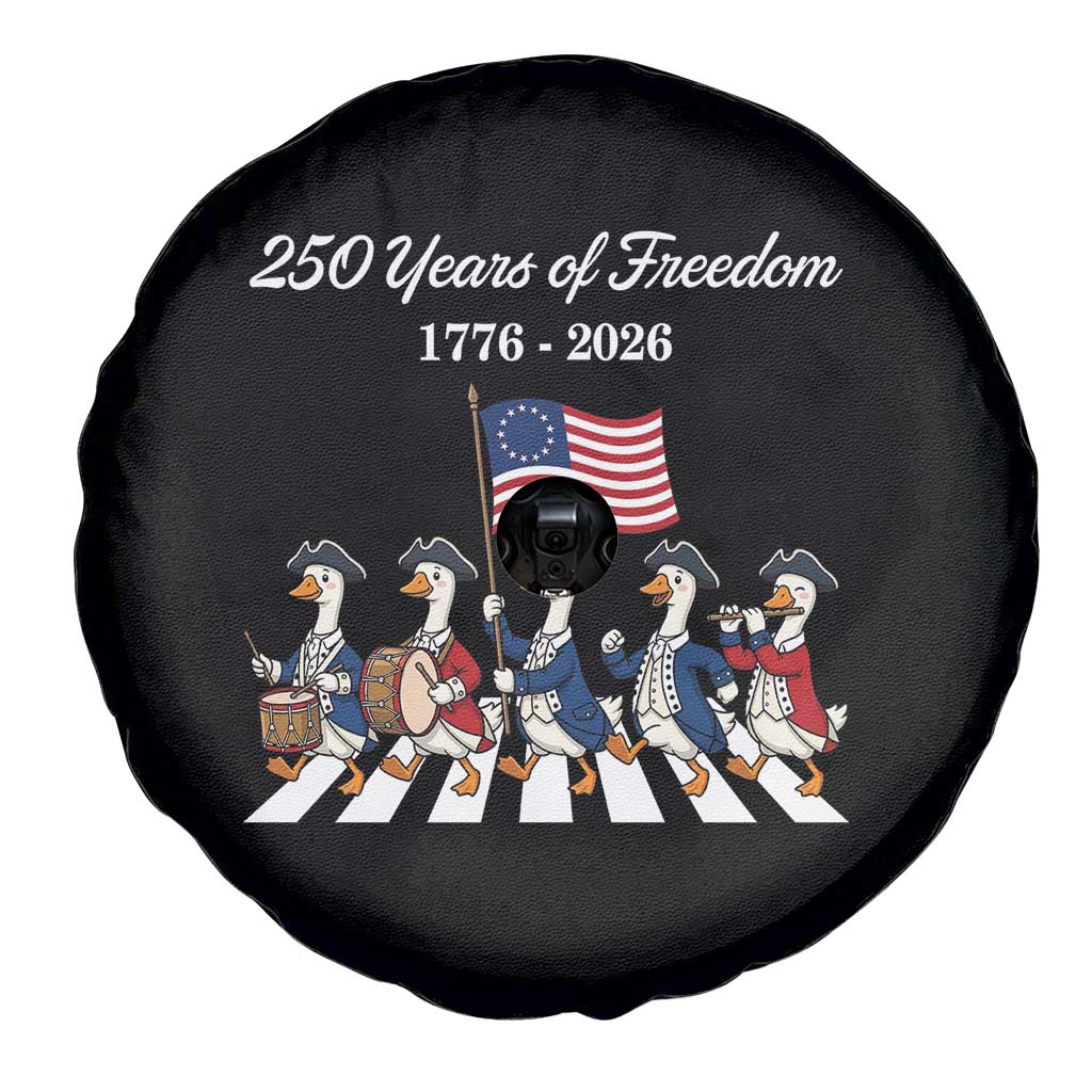 250 Years Of Freedom Spare Tire Cover Silly Goose Patriotic 4th of July TS14 Print Your Wear