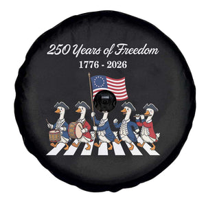 250 Years Of Freedom Spare Tire Cover Silly Goose Patriotic 4th of July TS14 Print Your Wear