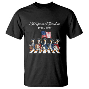 250 Years Of Freedom T Shirt Silly Goose Patriotic 4th of July TS14 Black Print Your Wear