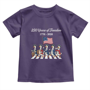 250 Years Of Freedom Toddler T Shirt Silly Goose Patriotic 4th of July TS14 Purple Print Your Wear