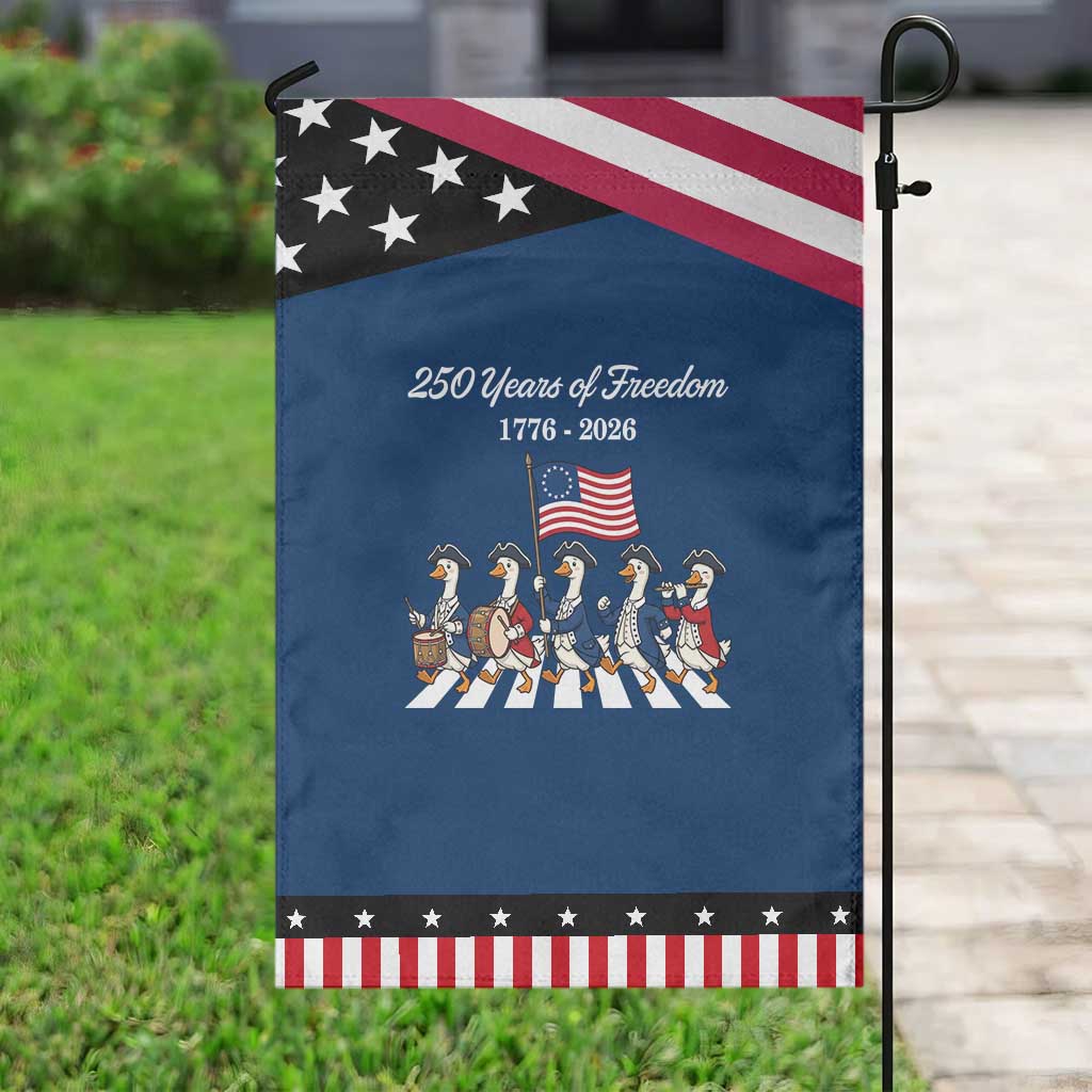 250 Years Of Freedom Patriotic Garden Flag Silly Goose Patriotic 4th of July TS14 Classic Blue Black Print Your Wear