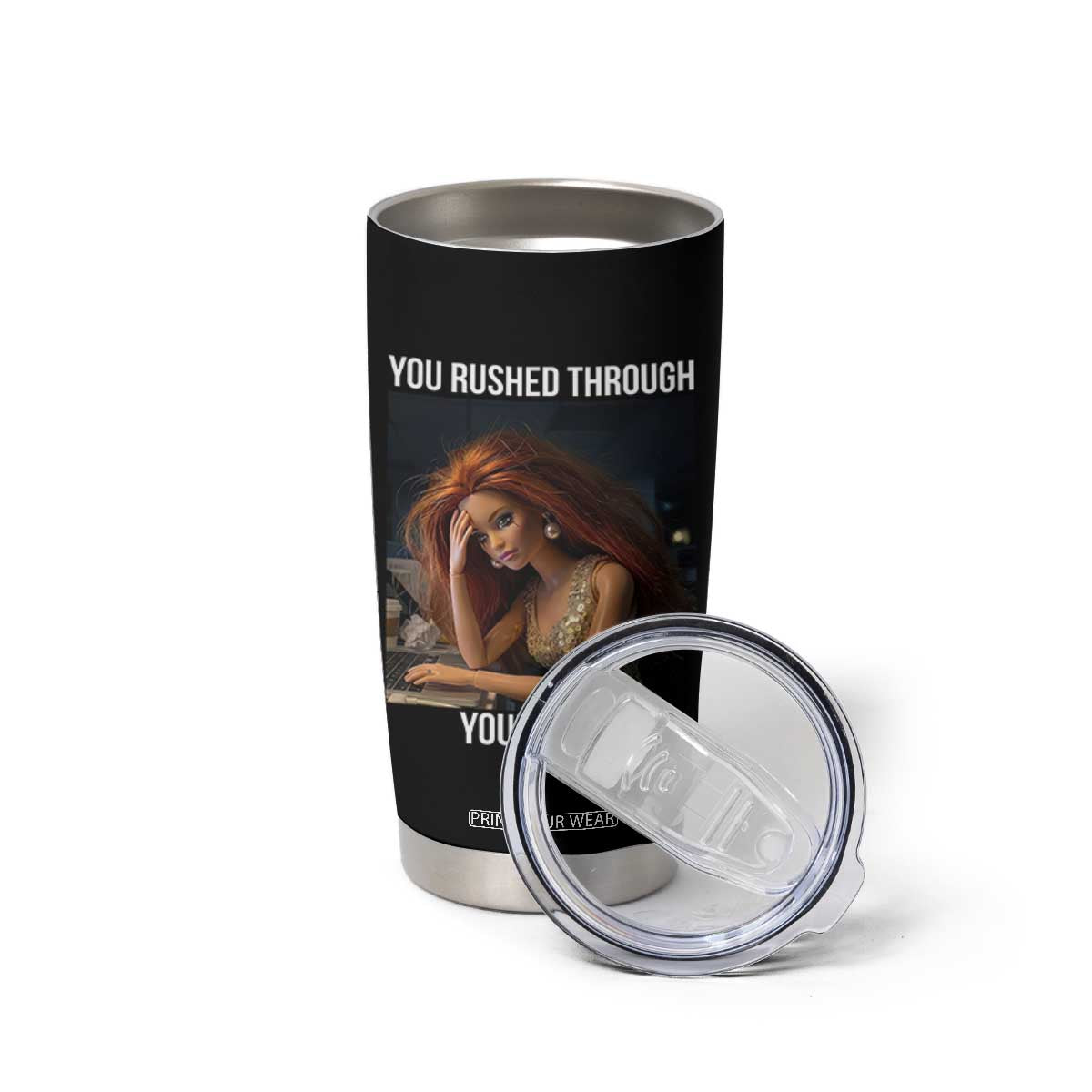 You Rushed Through Your Test Tumbler Cup Funny Test Day Teacher Meme TS14 Print Your Wear