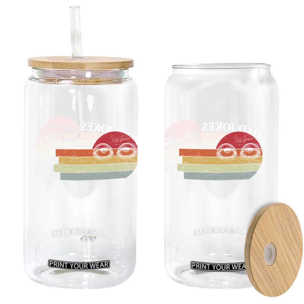 Dad Jokes are How Eye Roll Glass Can Funny Father's Day Gift